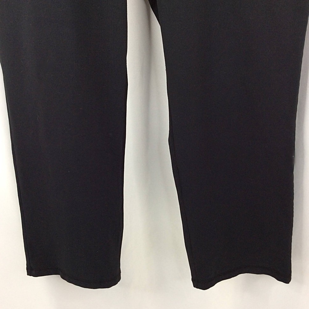 Lands End Pull On Knit Pants Women's Size Large Petite Black - Picture 5 of 8